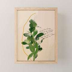 "Trust The Timing." Mini Art Print