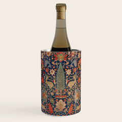 17th Century Persian Rug Print with Animals Wine Chiller