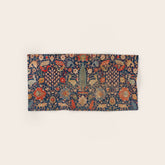 17th Century Persian Rug Print with Animals Bath Towel