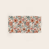 70s flowers - 70s, retro, spring, floral, florals, floral pattern, retro flowers, boho, hippie, earthy, muted Bath Towel