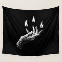 A Light in the Dark Wall Tapestry