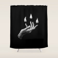 A Light in the Dark Shower Curtain