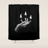 A Light in the Dark Shower Curtain