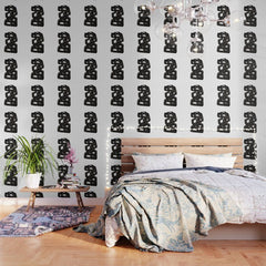 Boulder' Mid Century Modern Fun Abstract Shapes Wallpaper