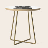 Boulder' Mid Century Modern Fun Abstract Shapes Side Table
