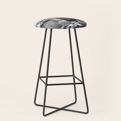 1930 Margaret Bourke-White atop of the world New York City skyline black and white photograph Stool