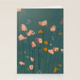 A Field Of Flowers Bloom Stationery Card