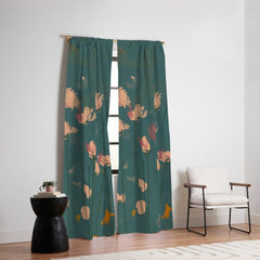 A Field Of Flowers Bloom Window Curtain