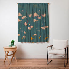 A Field Of Flowers Bloom Window Curtain