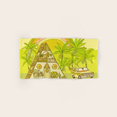 a frame simple living // banana pancakes // retro surf art by surfy birdy Bath Towel