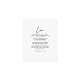 1 Corinthians 13 Love Is Patient Love Is Kind Love Never Fails Bible Verse Print Scripture Christian Art Print