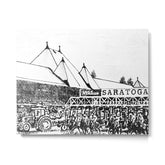"The Starting Gate" Saratoga Springs Race Course Track Metal Print
