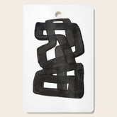 Boulder' Mid Century Modern Fun Abstract Shapes Cutting Board
