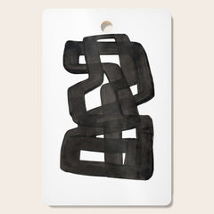Boulder' Mid Century Modern Fun Abstract Shapes Cutting Board