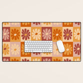 70's Daisy Bloom Desk Mat