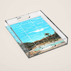 60s UFO sightings Acrylic Tray