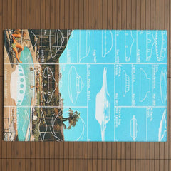 60s UFO sightings Outdoor Rug