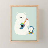 A Little Band Mini Art Print