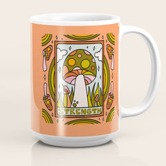 8. Strength Mushroom Coffee Mug