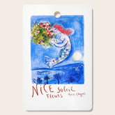 1962 FRANCE Marc Chagall Nice Soleil Fleurs Travel Poster Cutting Board