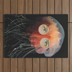 A (very) Jelly Fish Outdoor Rug