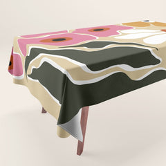 70's Retro garden Tablecloth