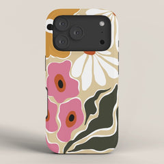 70's Retro garden iPhone Case