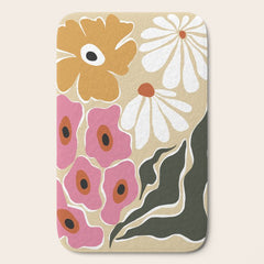 70's Retro garden Bath Mat