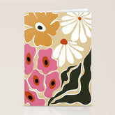 70's Retro garden Stationery Card
