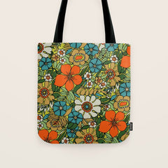 70s Plate Tote Bag