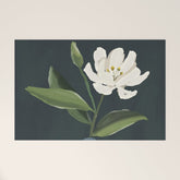 A flower in a vase Welcome Mat