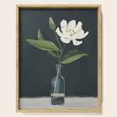 A flower in a vase Serving Tray
