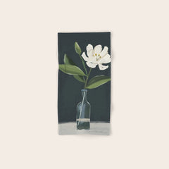 A flower in a vase Bath Towel