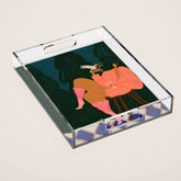 A Lil Birdy Told Me Acrylic Tray