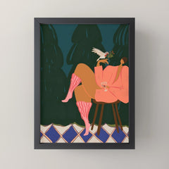 A Lil Birdy Told Me Mini Art Print