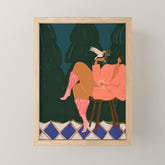 A Lil Birdy Told Me Mini Art Print