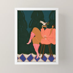 A Lil Birdy Told Me Mini Art Print
