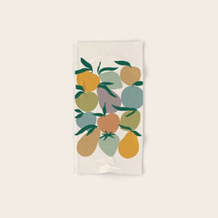 2025 EARTHY FRUIT MARKET CALENDAR Bath Towel