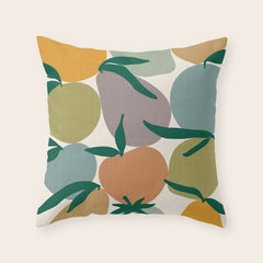 2025 EARTHY FRUIT MARKET CALENDAR Throw Pillow
