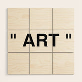 " Art " Wood Wall Art