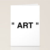 " Art " Stationery Card
