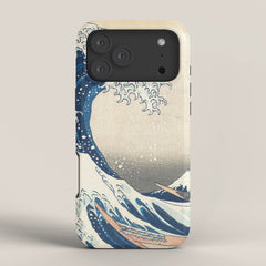 "The Great Wave off Kanagawa" by Hokusai, 1831 iPhone Case