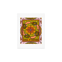 10. Wheel of Fortune Mushroom Art Print
