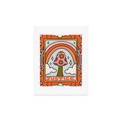 11. Justice Mushroom Art Print