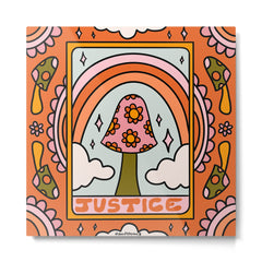 11. Justice Mushroom Metal Print
