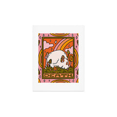 13. Death Tarot Mushroom Art Print