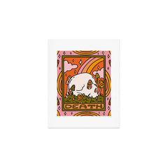 13. Death Tarot Mushroom Art Print