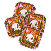 13. Death Tarot Mushroom Coaster