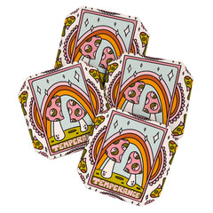 14. Temperance Tarot Mushroom Coaster