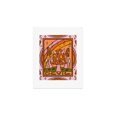 15. Devil Tarot Mushroom Art Print